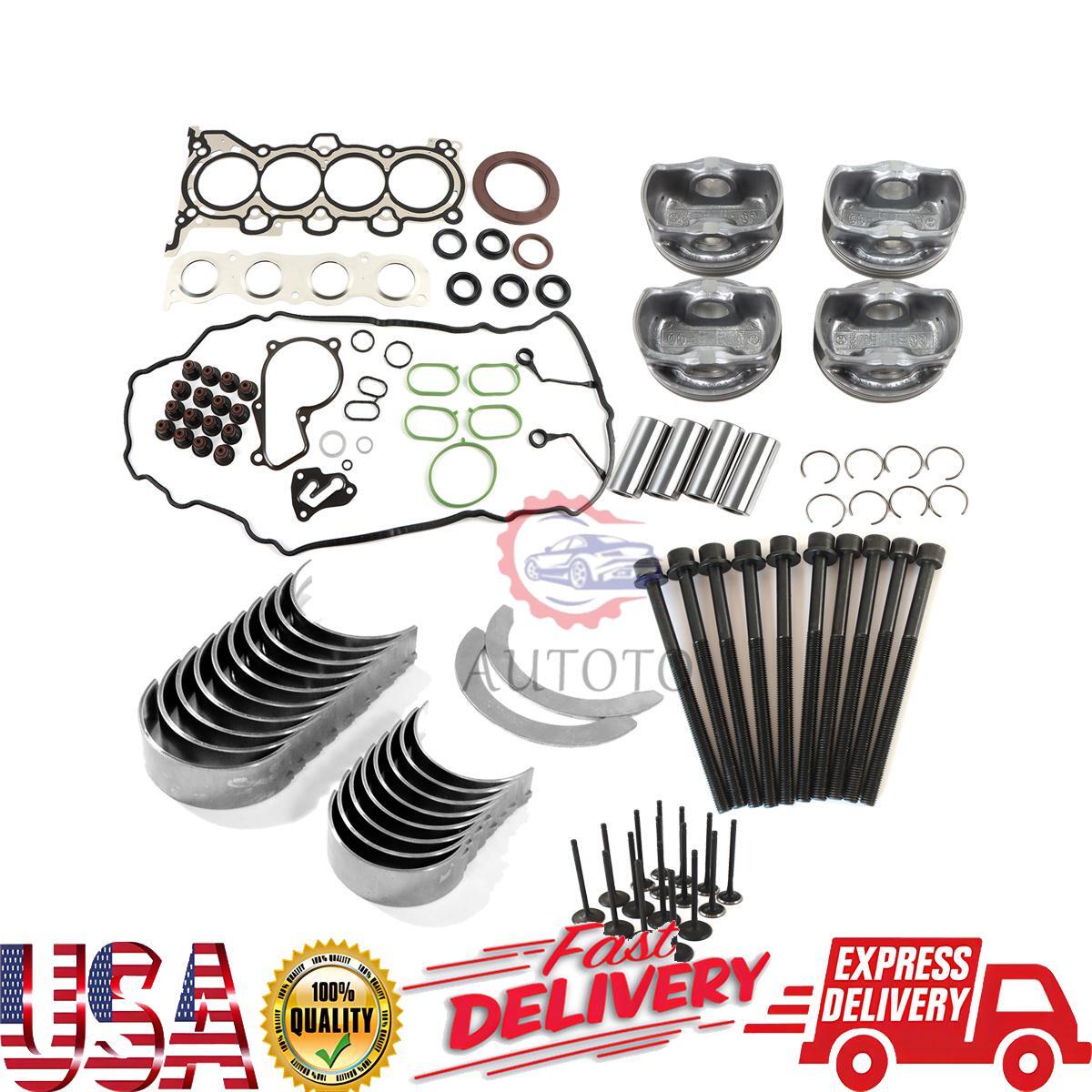 G4NB for Hyundai for Elantra i30 for Kia Forte Engine Rebuild Overhaul Gasket Kit 1.8L