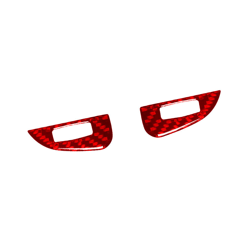 Red Carbon Fiber Center Air Vent Switch Cover Trim for Dodge Durango 2014-2020