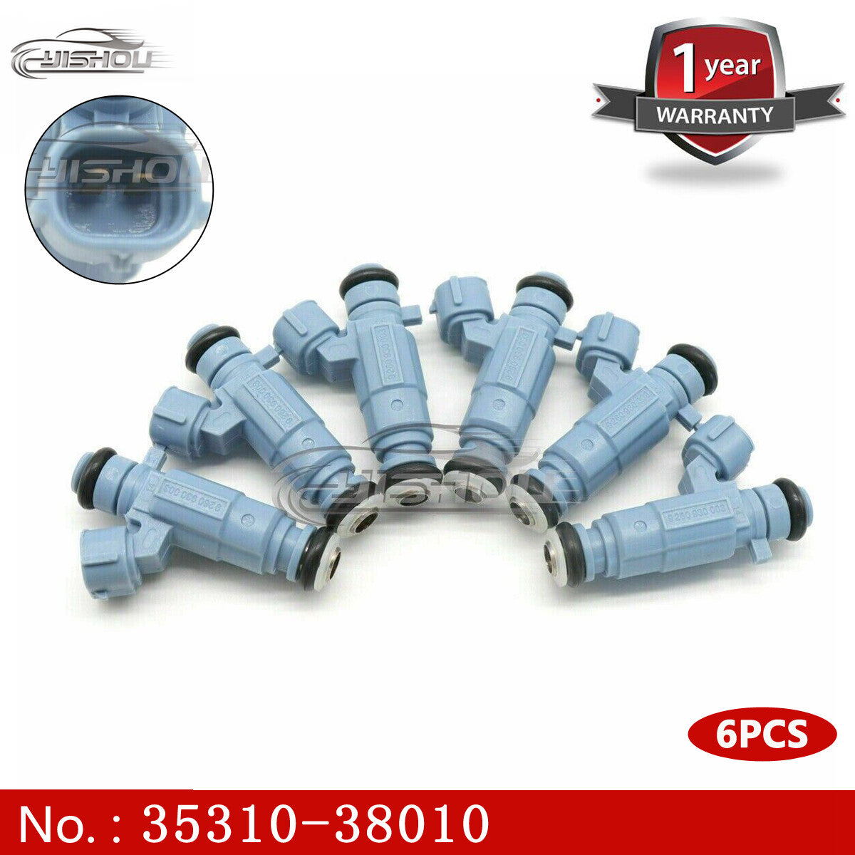 6-pack 35310-38010 fuel injectors suitable for 03-06 for Hyundai for Kia Sorento 3.5L V6 EMUSA