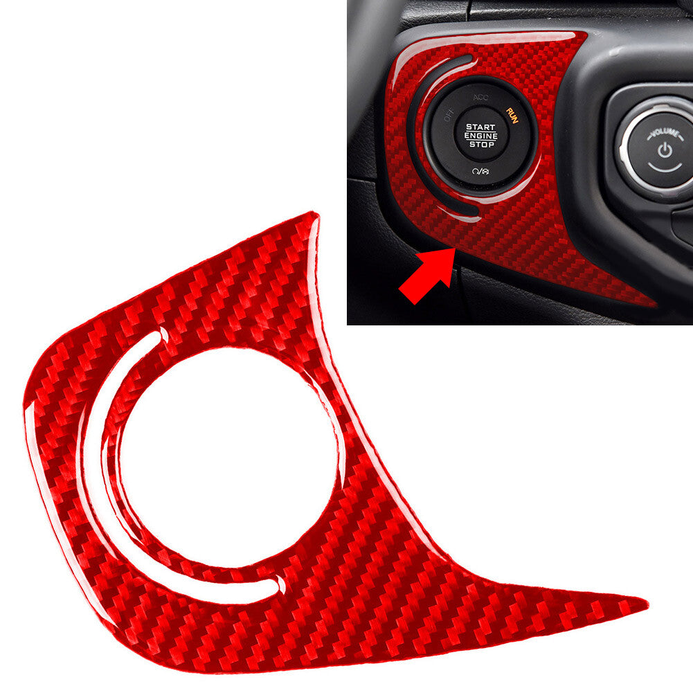 Engine Start Stop Button Panel Cover Trim for Jeep for Wrangler JL JLU Gladiator