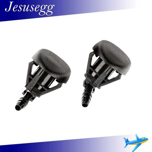 Fits For Egea Tipo 356 MK2 2015-ON 2Pcs Front Windshield Wiper Washer Nozzle