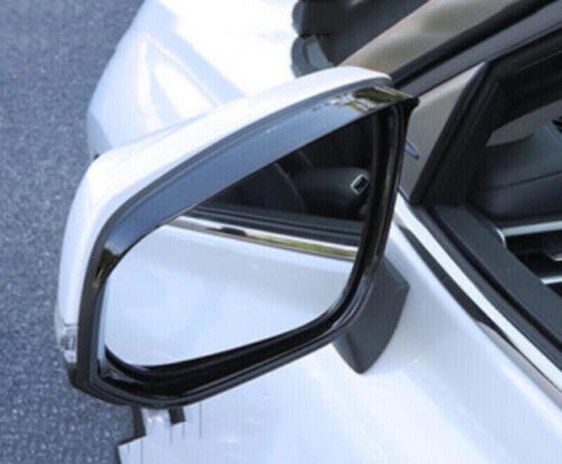 for Toyota Venza 21-2024 Gloss Black Side Mirror Rain Eyebrow Molding Cover Trim