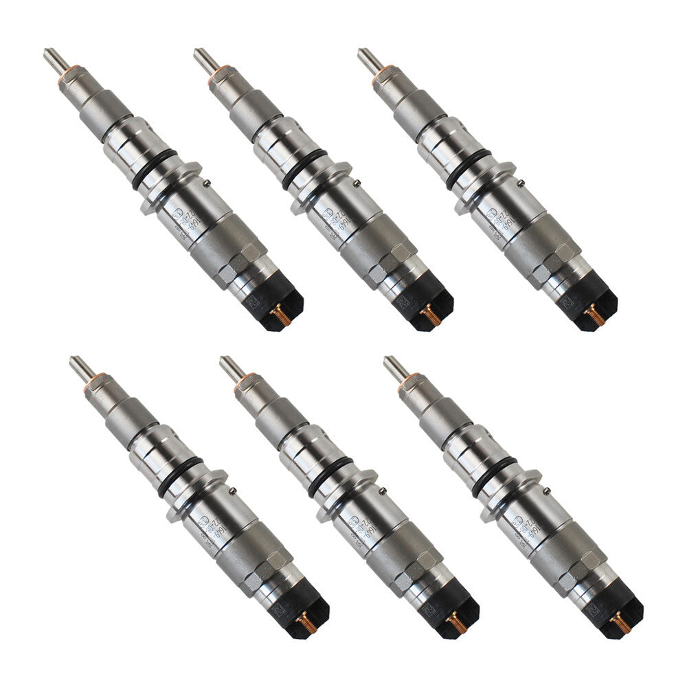 6Pcs Fuel Injectors For QSB6.7 Engine KOMATSU PC200-8; Hitachi ZW180