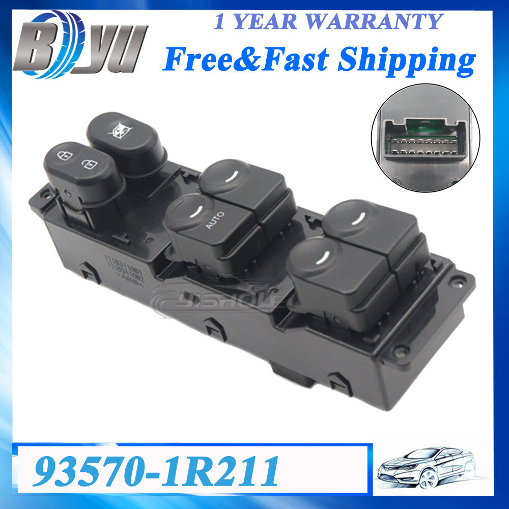 93570-1R211 NEW Power Window Switch Fits for Hyundai Accent 1.6L 2015 2016 2017