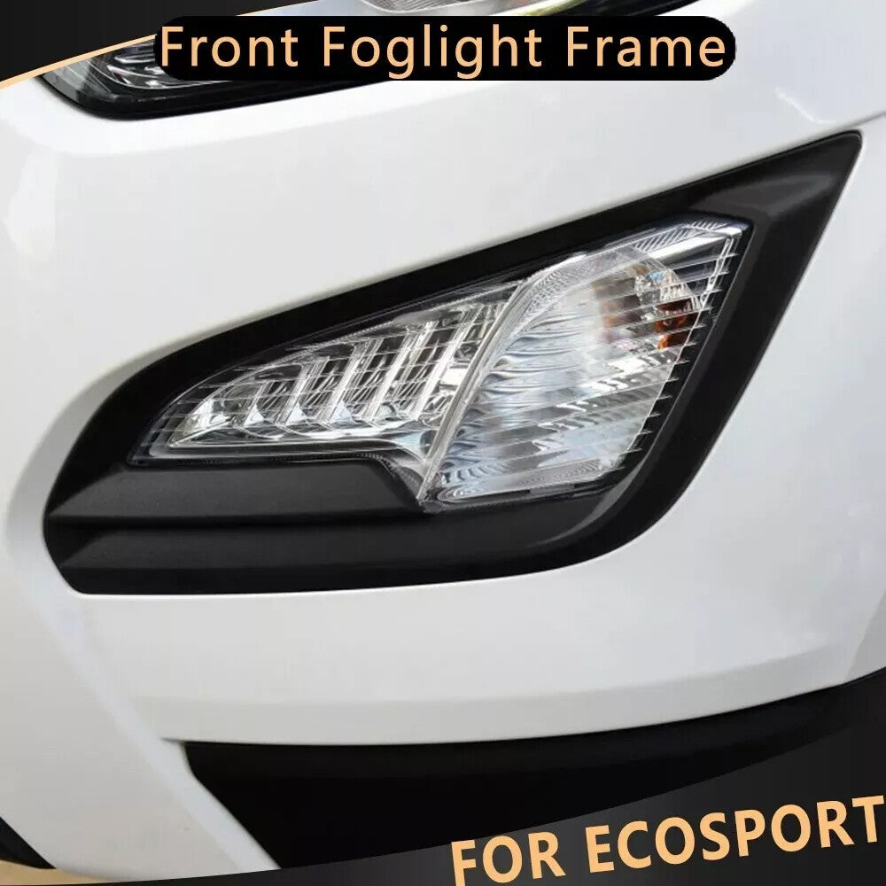 Front Bumper Fog Light Cover Bezel for Ford EcoSport 18-21-Right Passenger Side