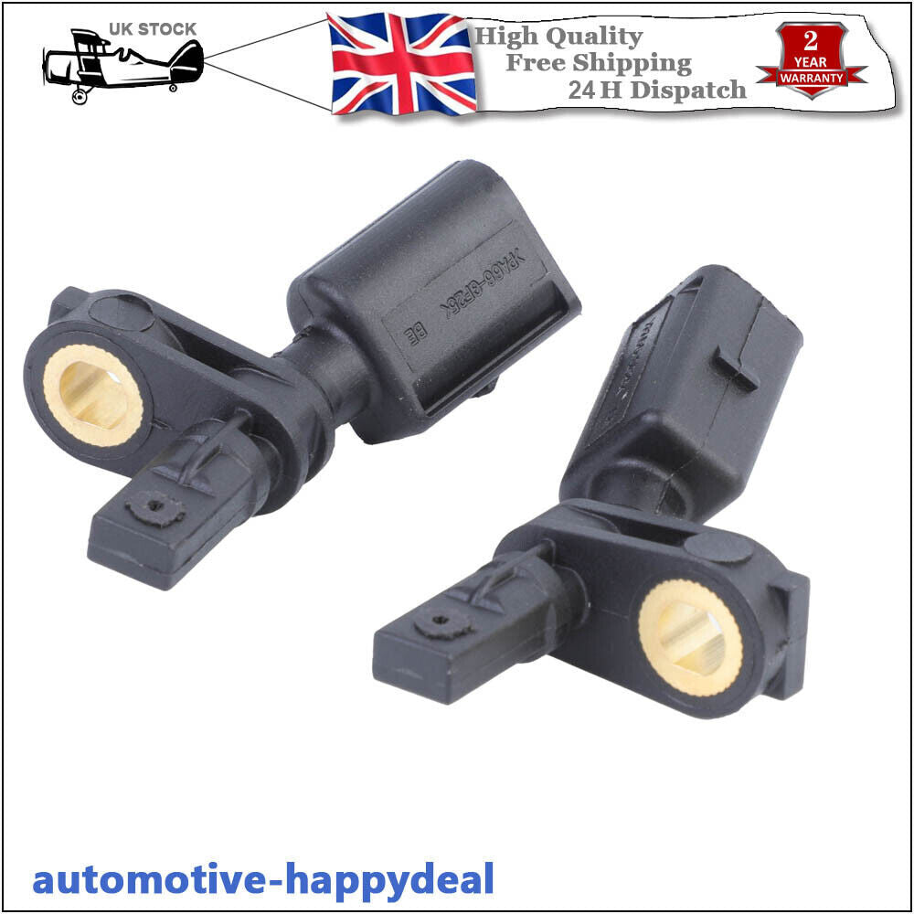 2X ABS WHEEL SPEED SENSOR FRONT RIGHT + LEFT for VW for AUDI for SEAT for SKODA
