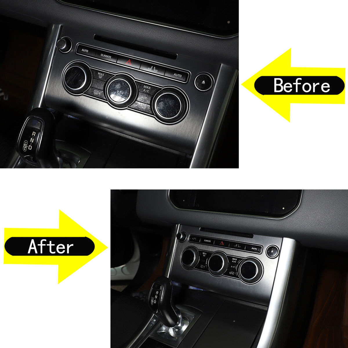 Carbon fiber central control air socket frame trim for BMW 5 Series E39 96-03
