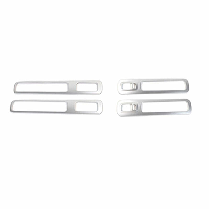 Rear Air Outlet Vent Frame Trim 4PCS for Nissan Armada Y62 2017-20 Matte Silver