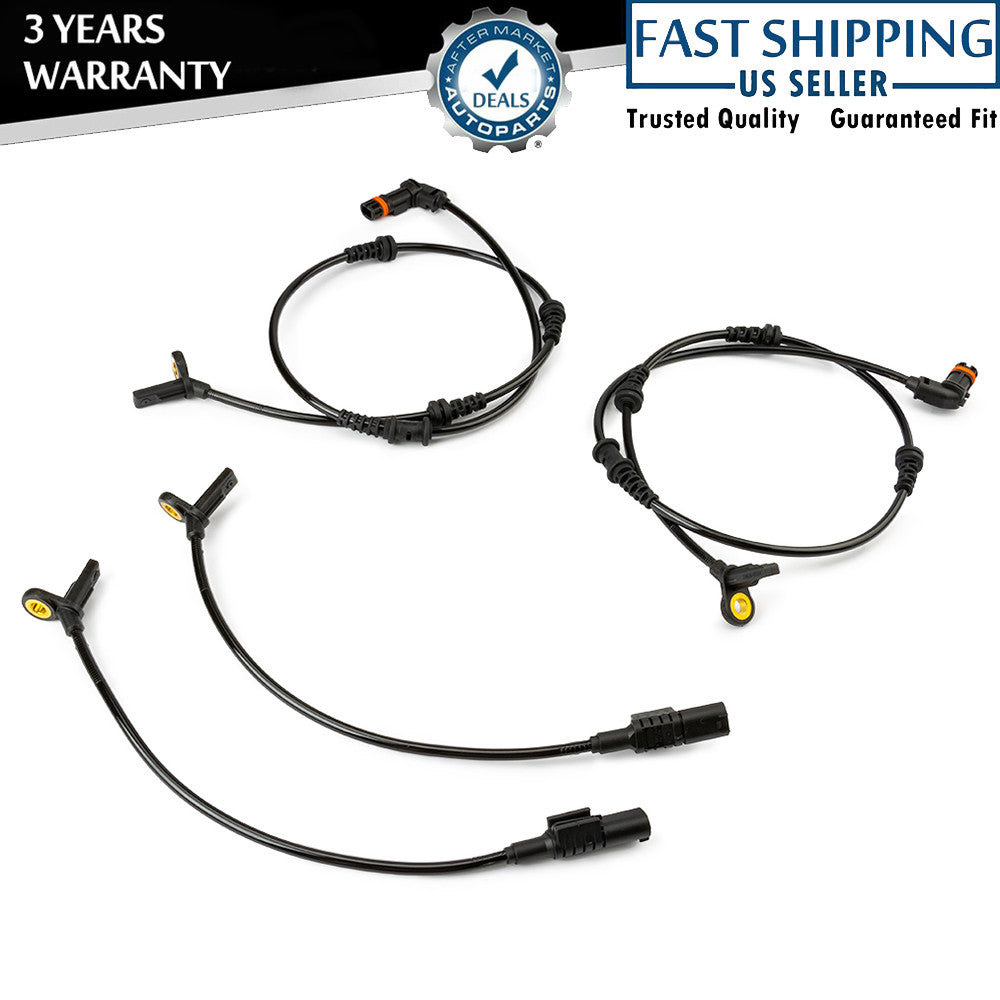 4X GL350 GL550 ML320 ML350 Front Rear ABS Wheel Speed Sensor for Mercedes Benz