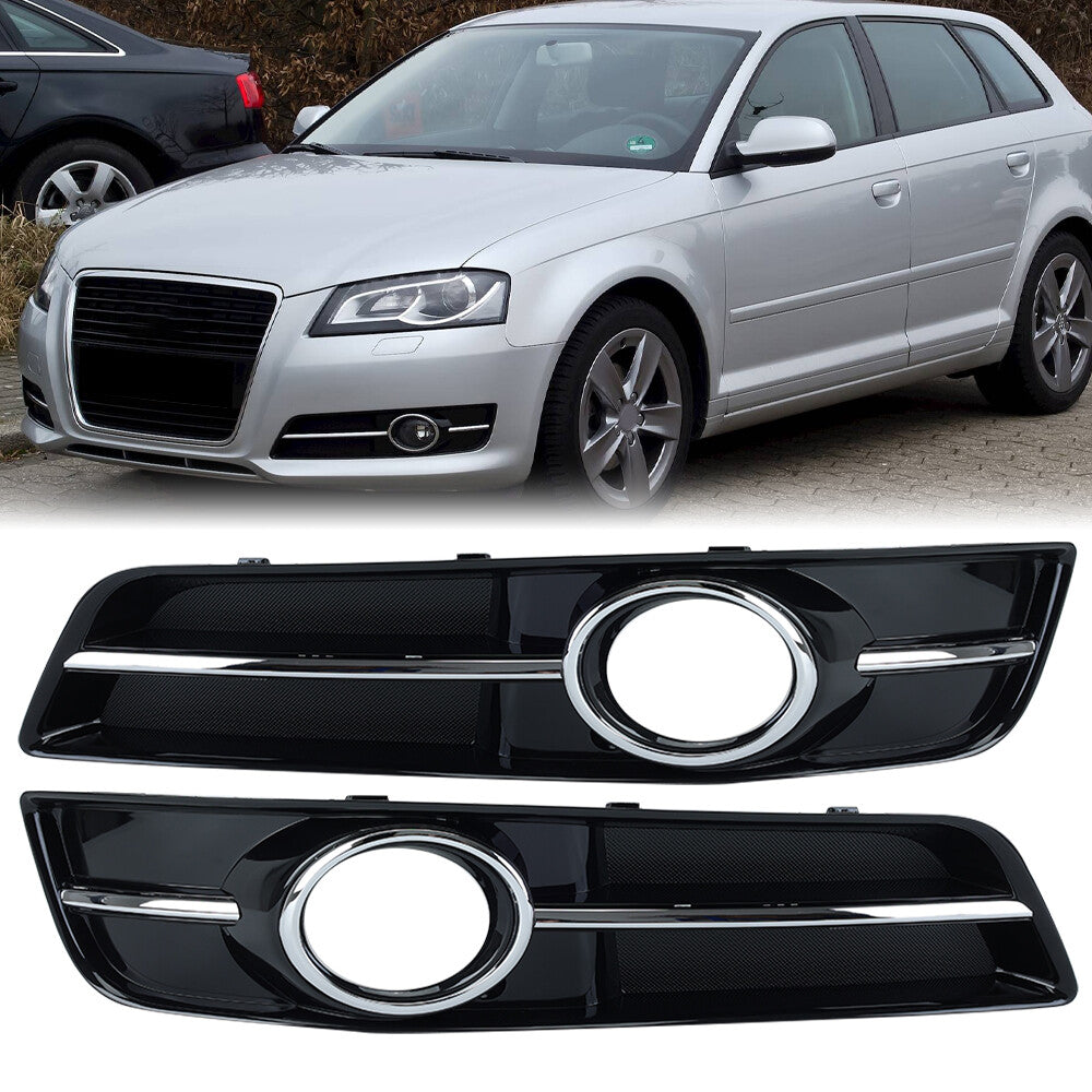 2¡ÁF¨¹r for Audi A3 2010-2013 L¨¹ftungsgitter Grill Sto?f?nger Nebelscheinwerfer Gitter