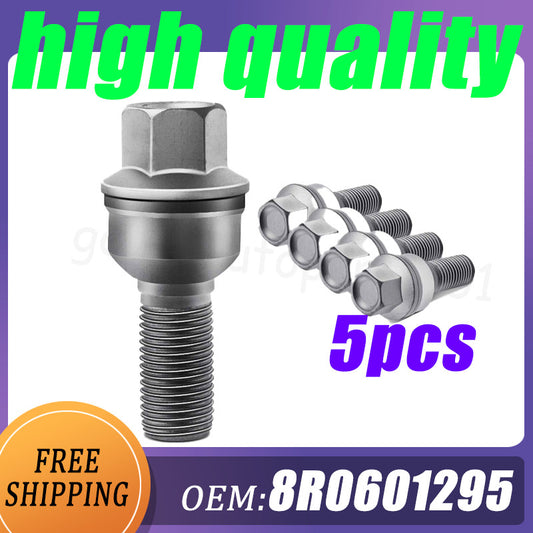 5-pack of wheel bolts, Scew 8R0601295, suitable for Audi Q5 2009-2013, for Audi for A8 /S8 QUATTRO 10-13