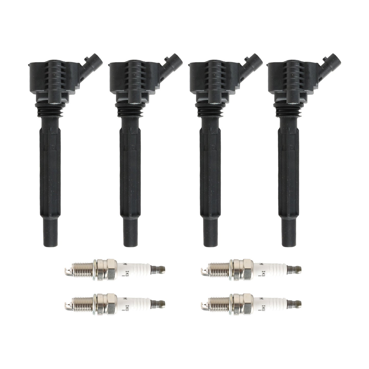 4pcs Ignition Coils Iridium Spark Plug for 2013-16 for Dodge Dart UF673+93618 1.4L