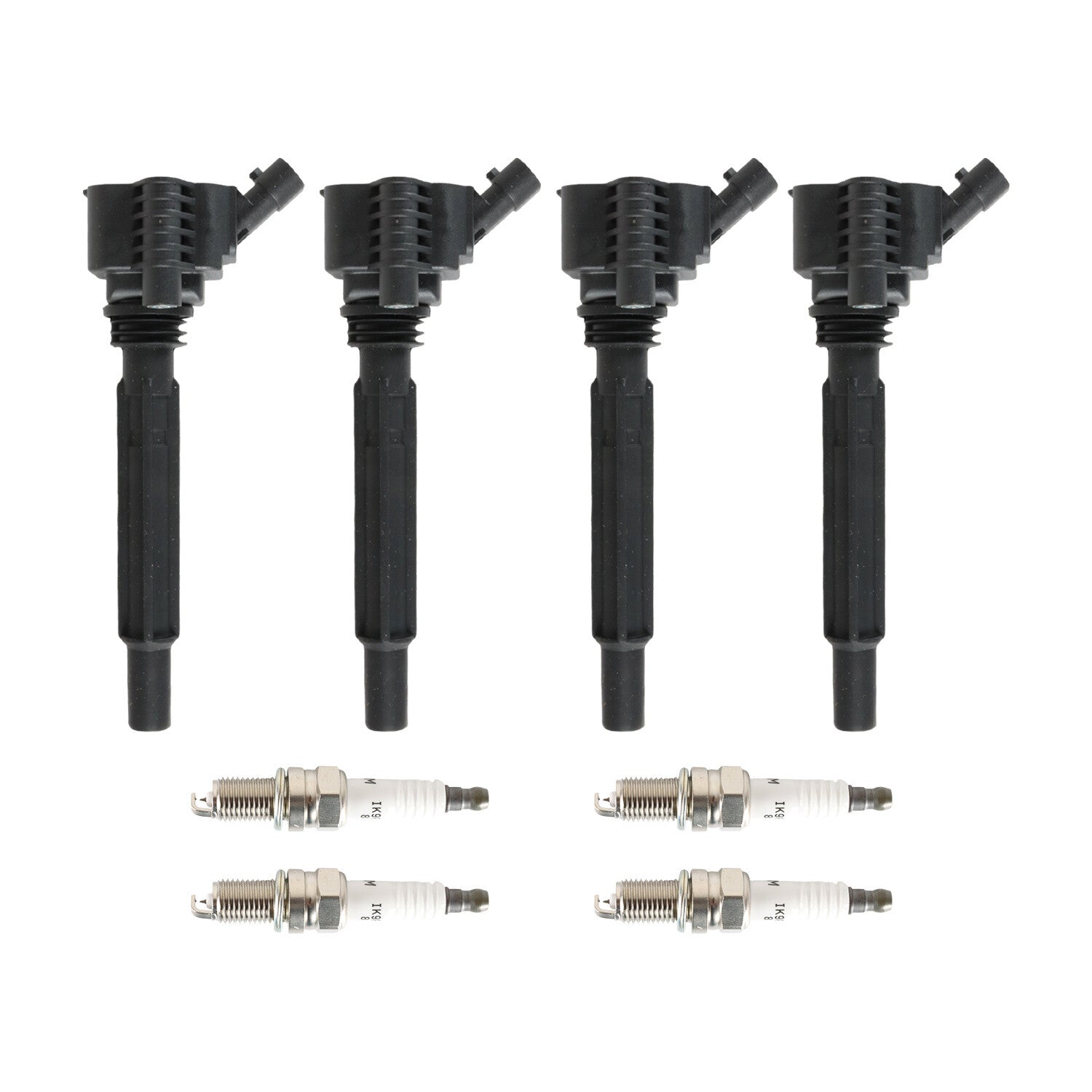4pcs Ignition Coils Iridium Spark Plug for 2013-16 for Dodge Dart UF673+93618 1.4L