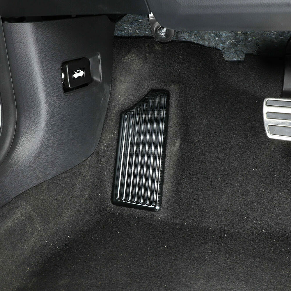 for Honda for Civic 2022-24 Black Drivers Left Foot Rest Pedal Plate Cover Trim 1PCS