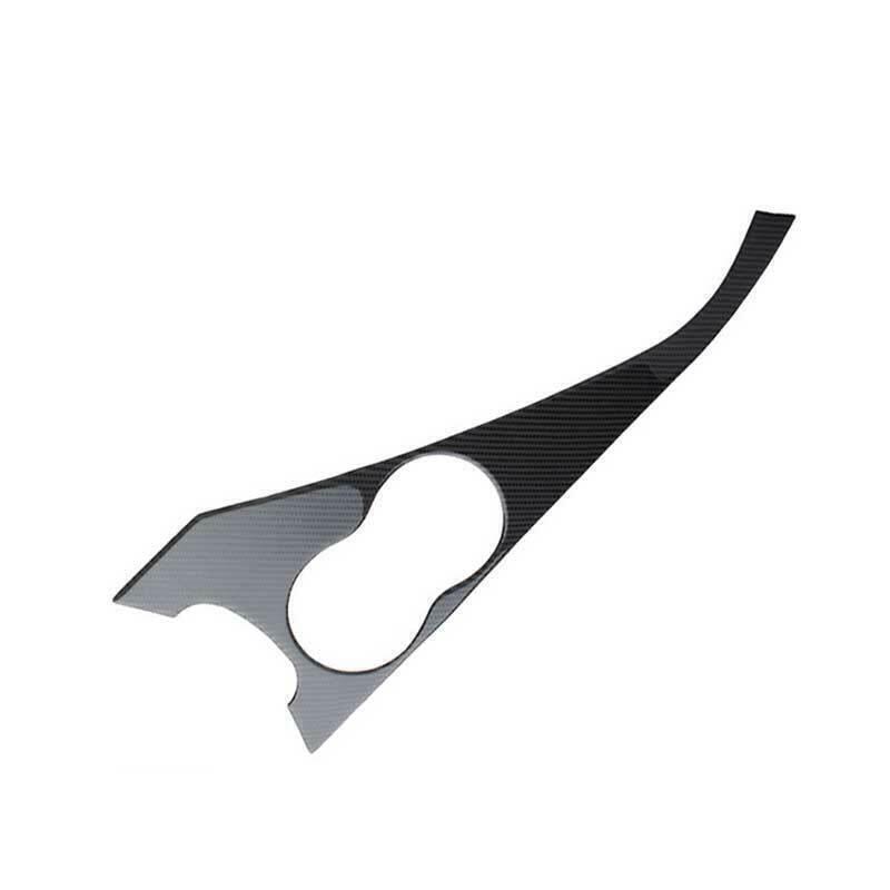 for Infiniti Q50 Q60 14-23 Real Carbon Fiber Gear Shift Cup Holder Panel Trim