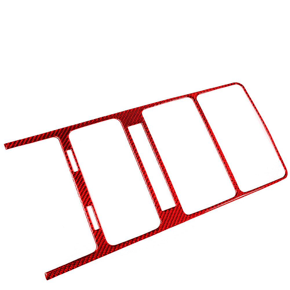 Central Console Panel Trim Carbon Fiber for Dodge Journey 2009-10 SXT SE R/T Red