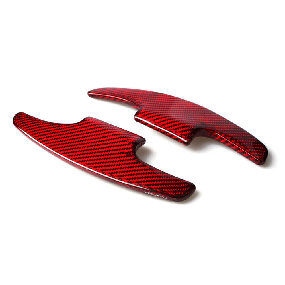 Car Steering Wheel Shift Paddle Extension for Honda 2018 Carbon Fiber Red