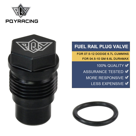 Race Fuel Rail Plug Valve for Chevy for GMC 6.6l Duramax 05-10  for Dodge 6.7l