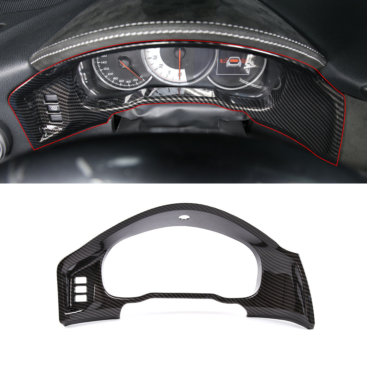 Matte black exterior mirror bottom cover trim for Hummer H2 2003-2009