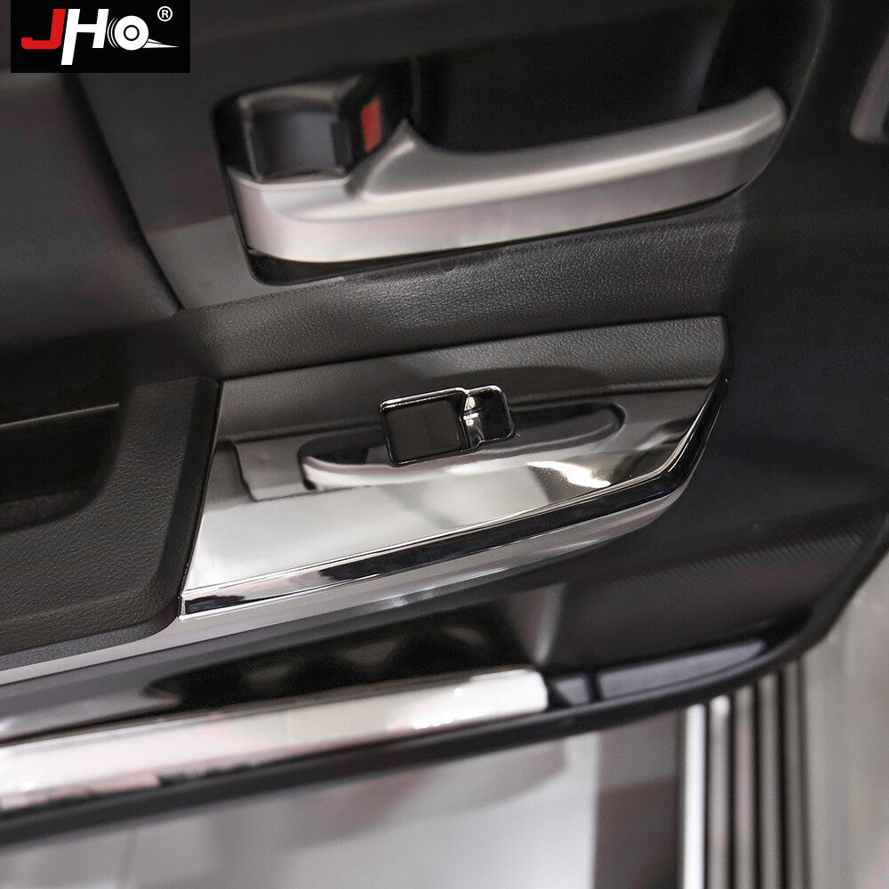 for Toyota Tundra Silver Door Armrest Window Lift Switch Button Cover 2014-2021