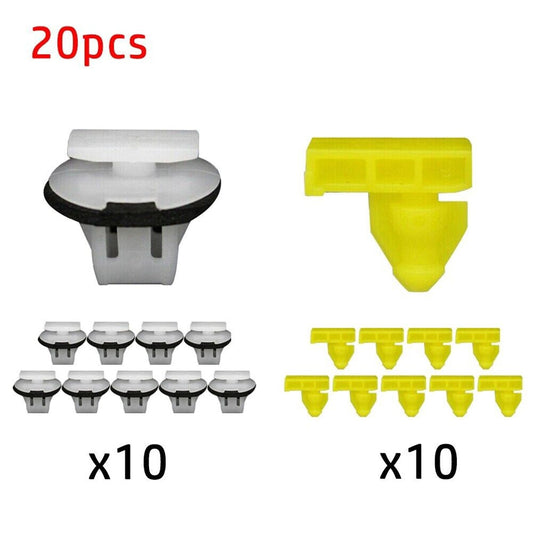 20 Exterior-Wheel Fender Flare Molding Retainer Set Clip Fits for Infiniti  for Nissan