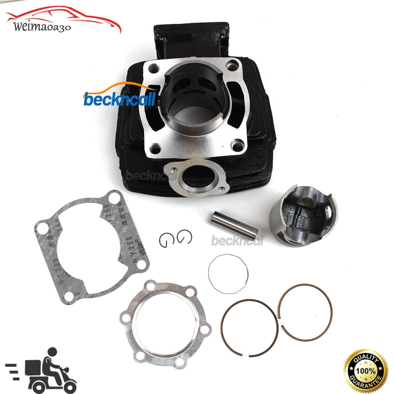 Cylinder Top End Rebuild Kit 66mm 2A7-11311-00 For 1979-1981 for Yamaha DT175 MX175