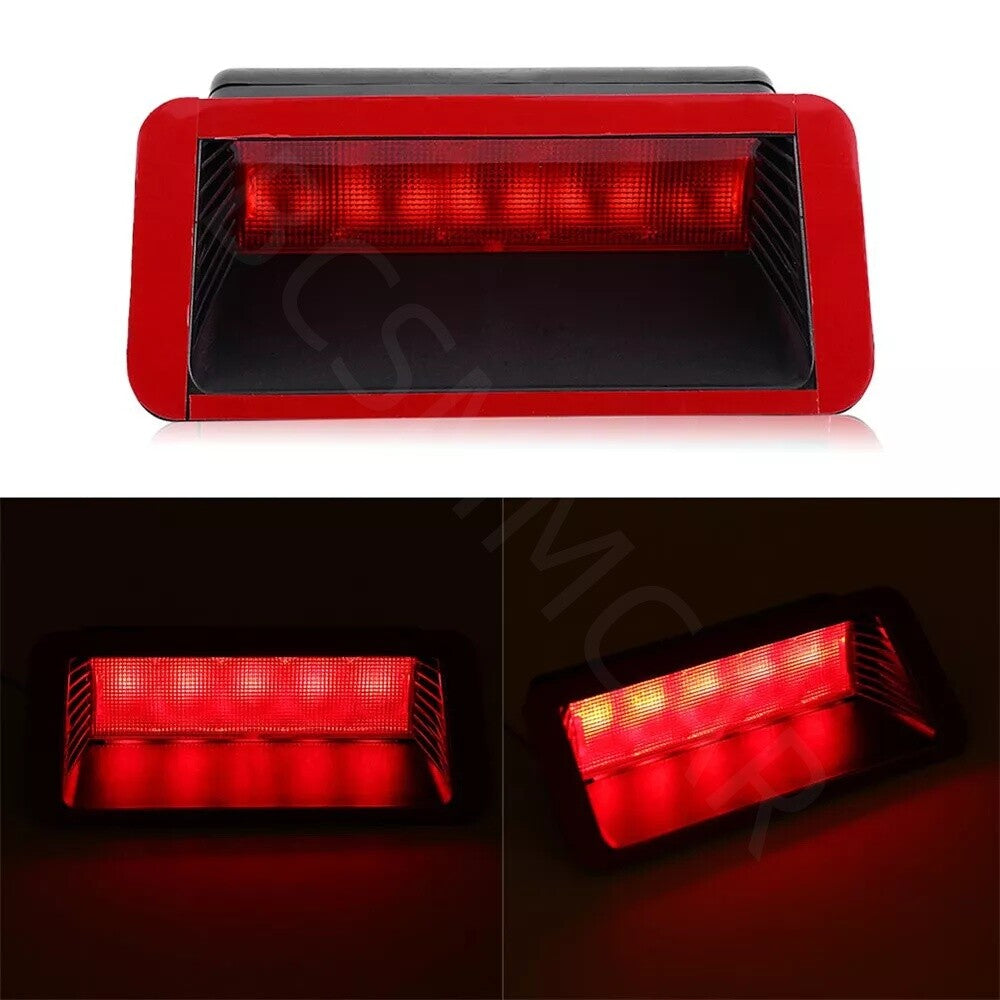 Car 12V 5 LED Third Brake Light Rear Tail Center High Mount 3rd Stop Lamp Red