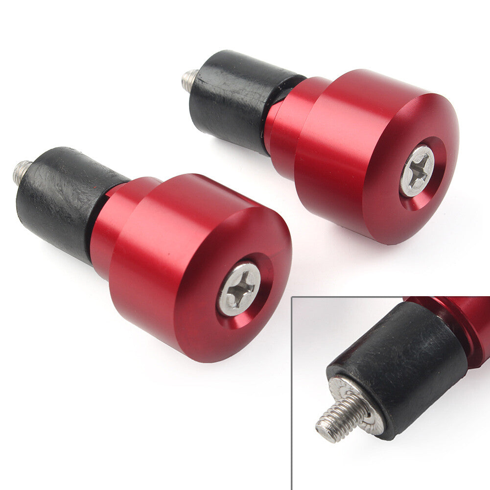 CNC Lenkergriffe Bar End Slider Cap f¨¹r for HONDA CBR600RR Motorrad Paar rot