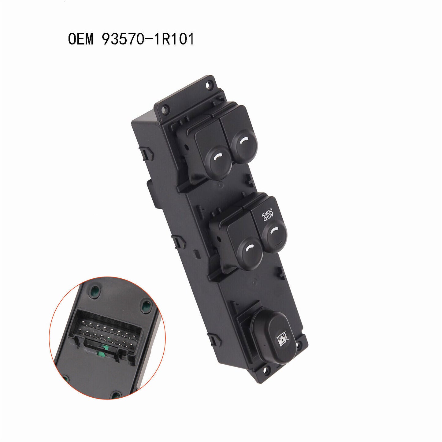 for Hyundai Accent 1.6L 13-17 Front Left Master Power Window Switch 93570-1R101