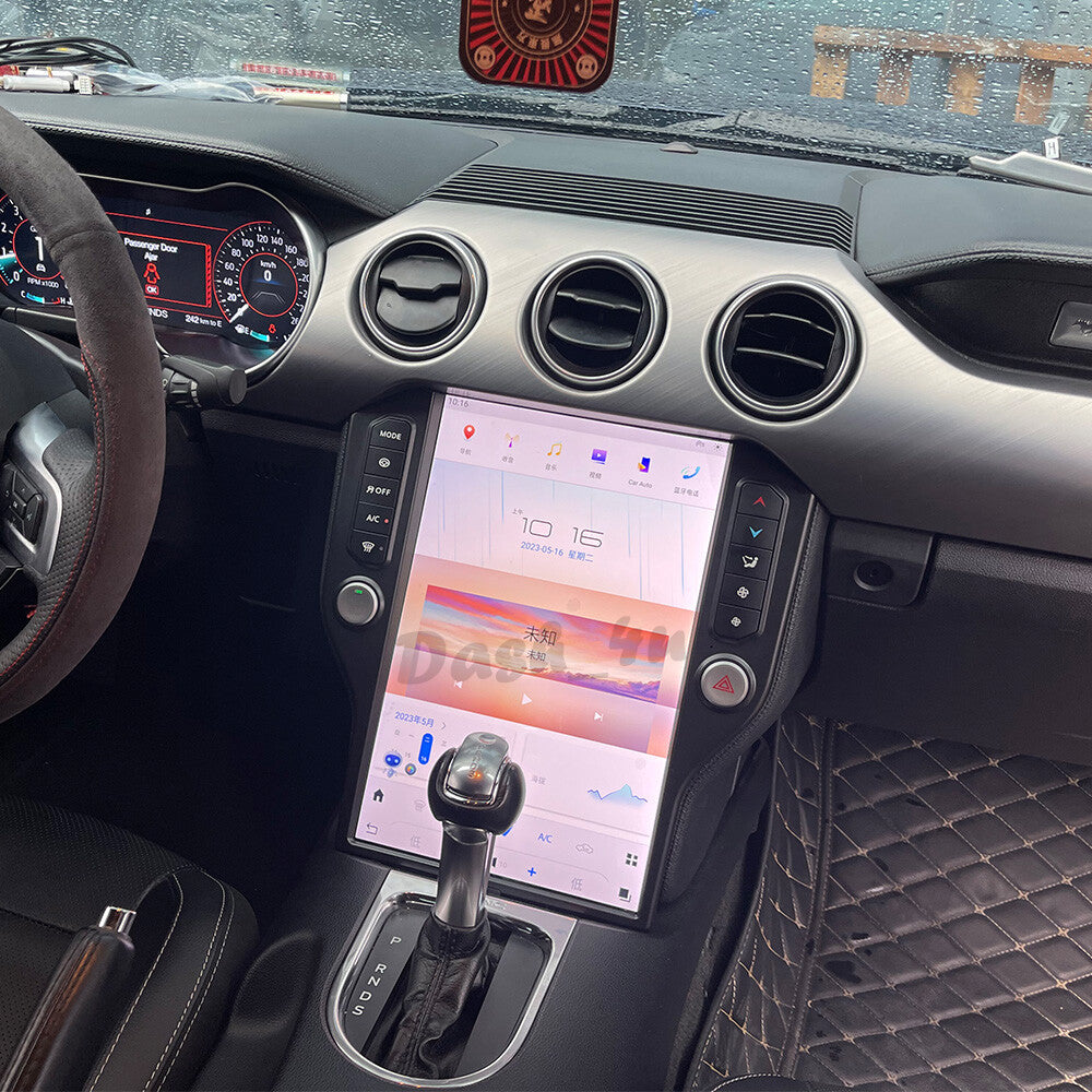 14.4Android 13 for Tesla for Smart Radio GPS Vertical Screen for Ford for Mustang 2015-2023