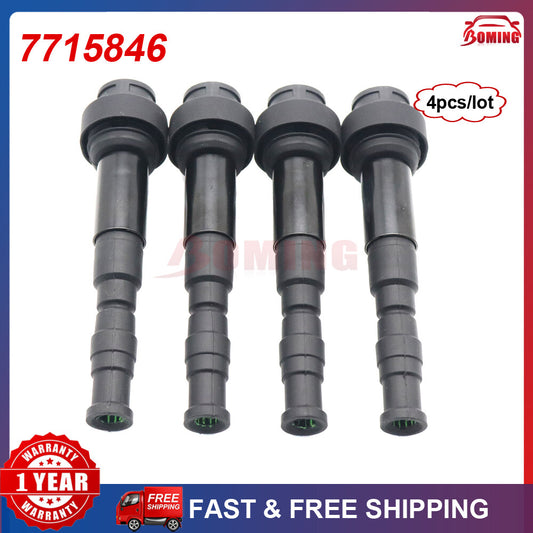 4PC 7715846 NEW Ignition Coil for BMW K1300S K1200R F700GS F800GT F800R F800S