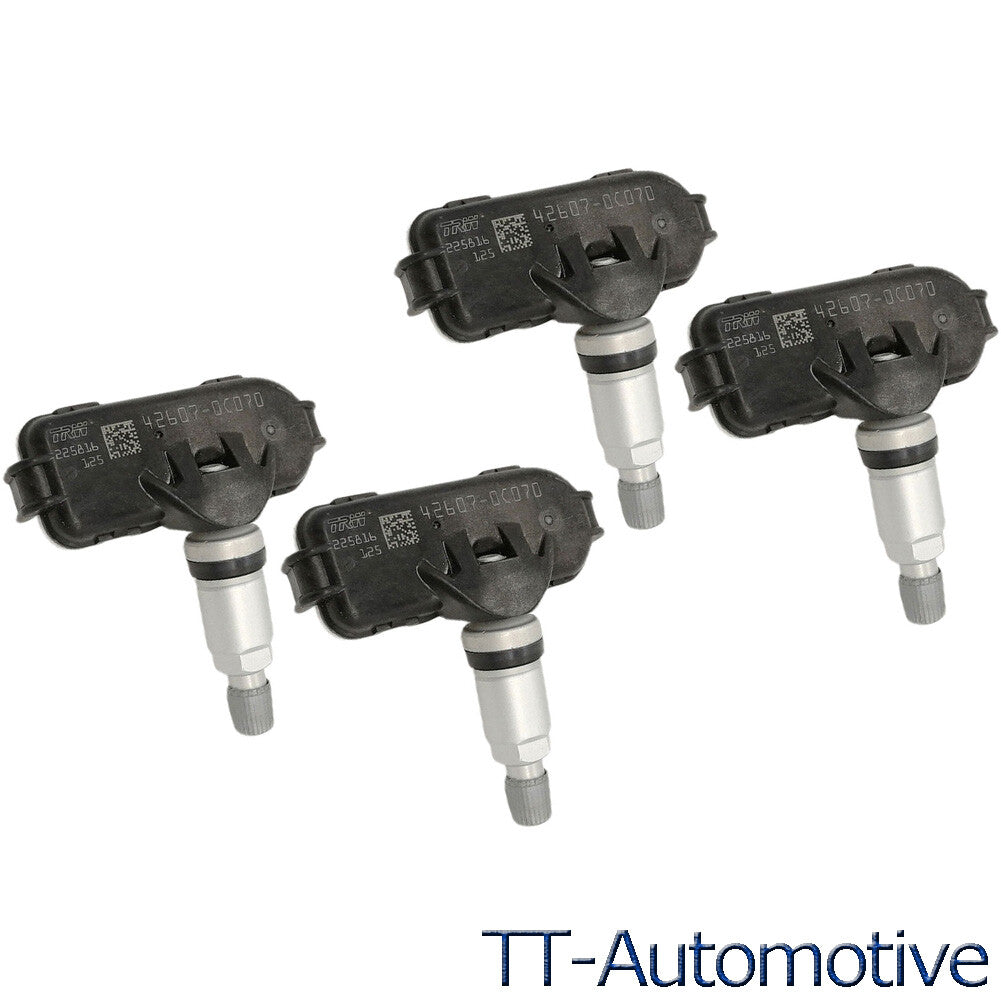 4Pcs Tire Pressure Sensor 315Mhz for Toyota Sequoia 2008-2018 4.6L 4.7L 5.7L