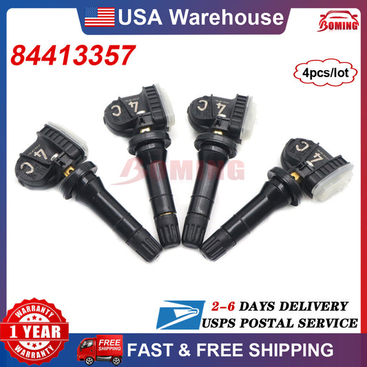 4-Piece Tire Pressure Sensor (TPMS) - new, Suitable for GimCity, for Cadillac , for Chevrolet , and for Buick (2018-2022)