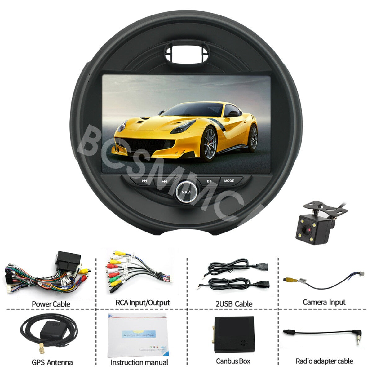 Video Player For Carplay Touch Screen Fit for BMW for Mini Cooper F55 F56 2014-2021