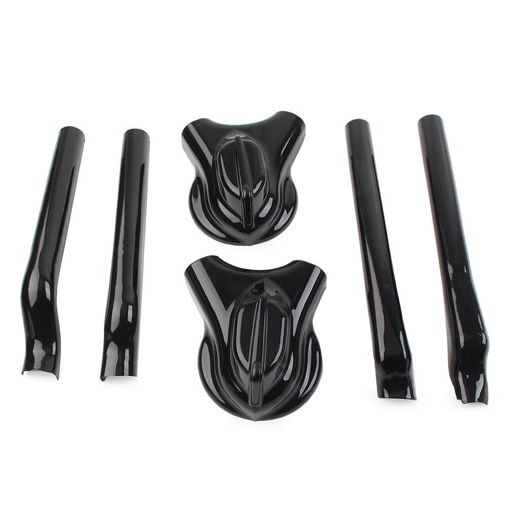 Rear for Phantom Swingarm Axle Cover Kit Fit for Harley Softail FXST FXSTC FLSTC Black