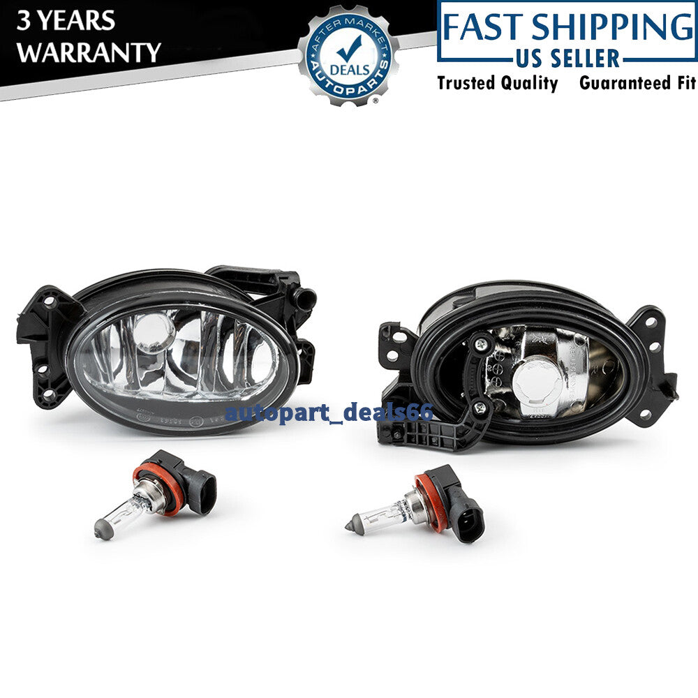 Pair H11 12V Halogen Fog Lights for Mercedes-Benz C E R CLS ML Class 1698201556
