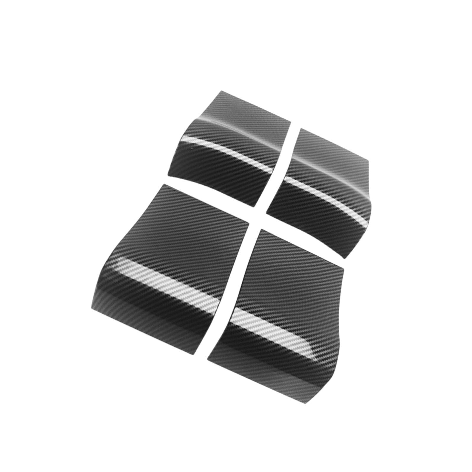 for Ford F150 2015-2020 Carbon Fiber Inner Door Handle Panel Trim Decor Cover HL