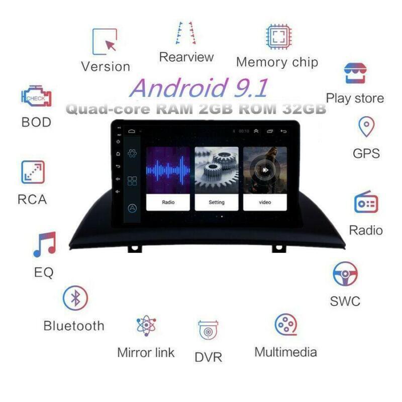 9 Radio Android 9.1 for BMW X3 E83 2004-2012 Stereo MP5 GPS Navigation 2GB+32GB