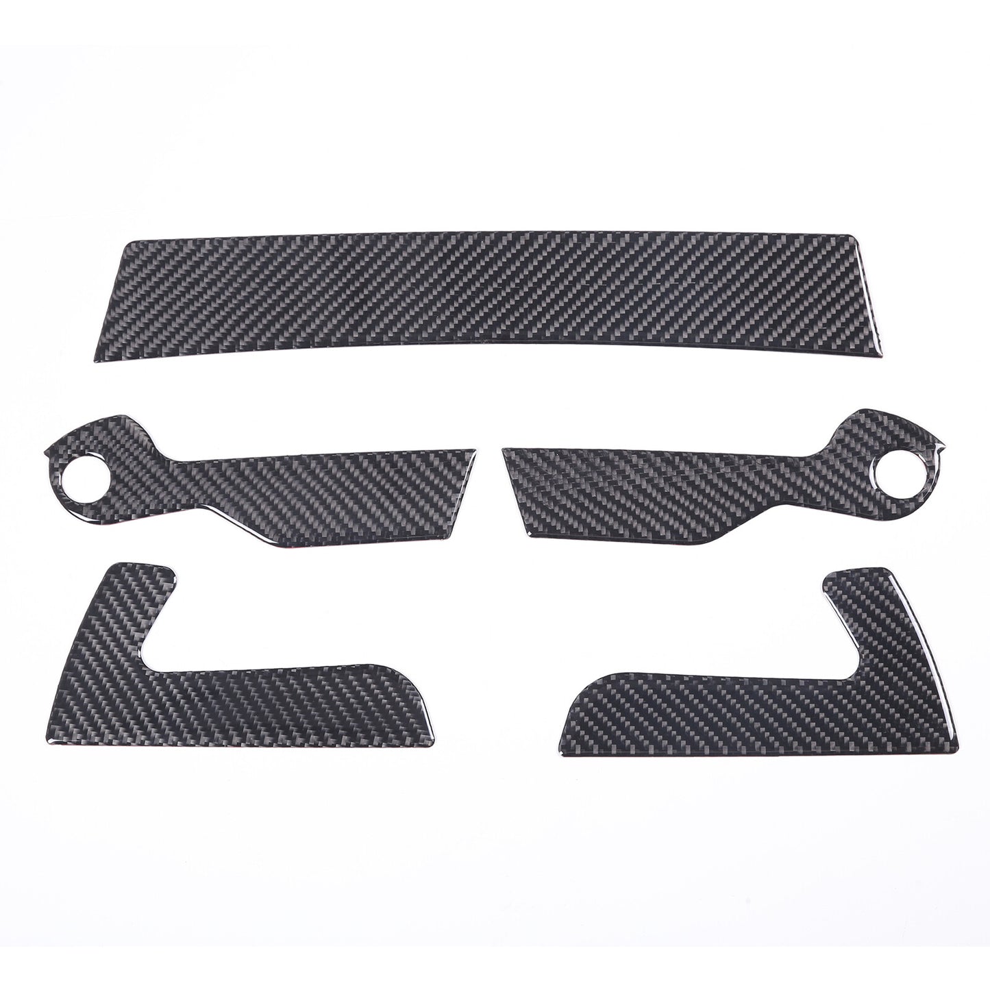ABS matte black inner door cup frame trim cover for Toyota Sequoia 22-23