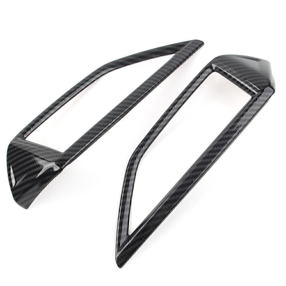 Front Middle Air Vent Cover Trim Fit for Subaru Forester 2019-2022 Carbon Fiber Look