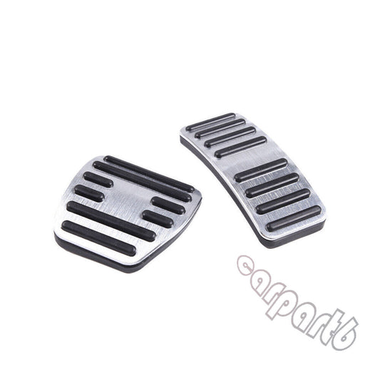 For two 2016-2021 Gas Brake Pedal Cover Alloy/Silicone for Mercedes Benz for Smart