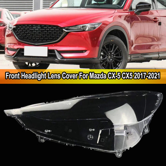 for Mazda CX-5 CX5 2017-2021 Headlight Lens Cover Transparent Left Driver Side
