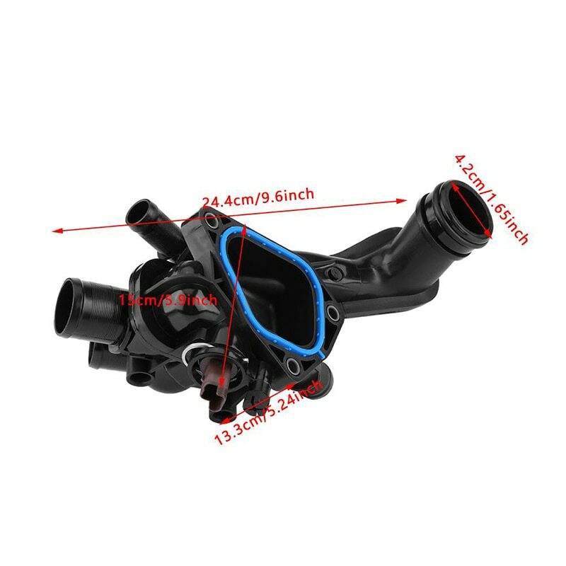 Coolant thermostat housing suitable for 2007-2013 for Mini Cooper , for Peugeot 308, 508, 2008, 3008