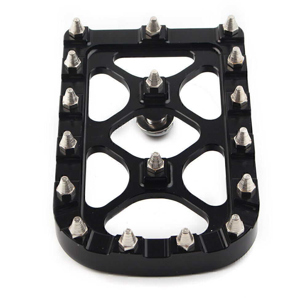 Black MX Style Large Brake Pedal Pad Cover for Harley Electra Glide Softail Dyna