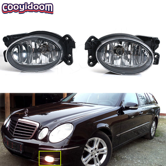 Pair Front Lamps for Mercedes-Benz W164/W204/W211/E350/E550/C E CLASS 2007-2012