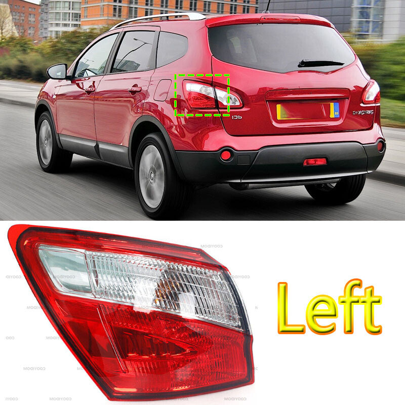 Left Outer Tail Light for Nissan Qashqai 2010-2014 EU Version Accessories