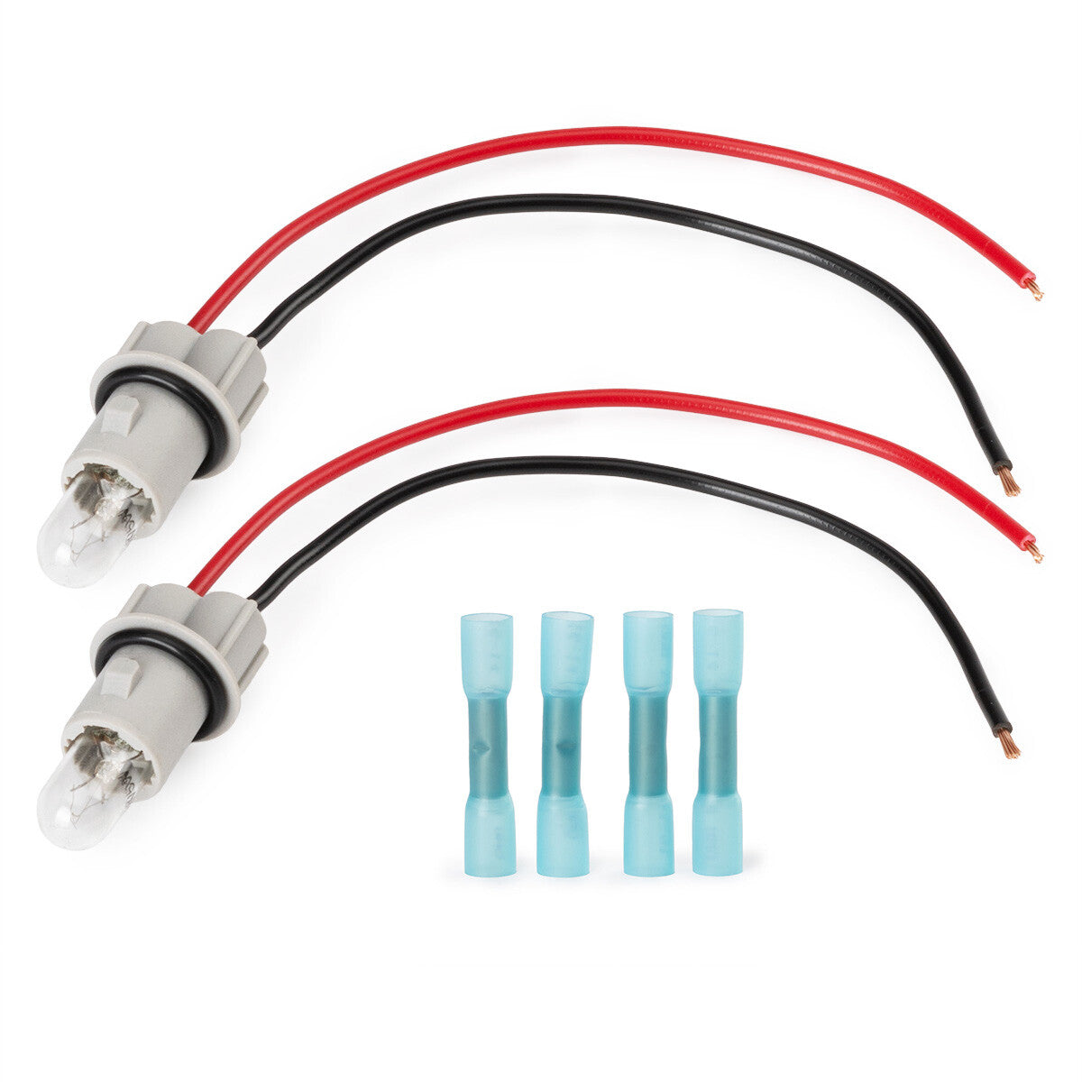2X Side Marker Lamp Light Bulb Socket Wire Harness for Mercedes CLC-Class CL203