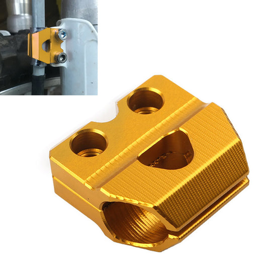 Brake Line Hose Clamp Holder fit for Suzuki RM85 RM125 RMX450Z DRZ400SM RM250 Yellow