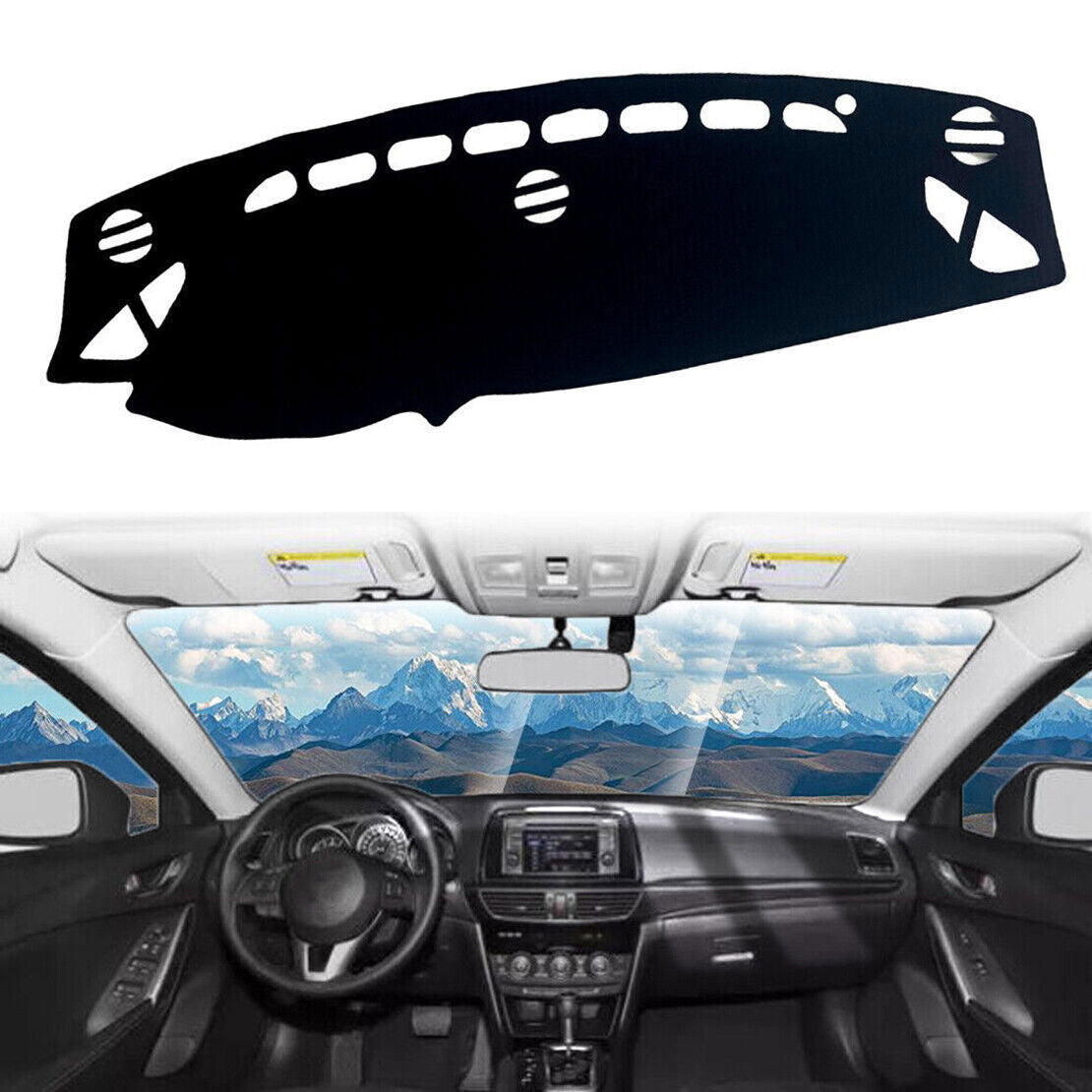 1X Inner Dashboard Dash Mat Non-slip DashMat Sun Shade for Mazda Mazda6 2014-15