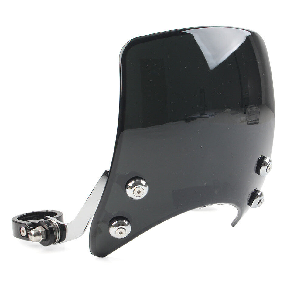 for Harley 48 883 1200 Headlight Windshield Windscreen Wind Deflector Black Bike